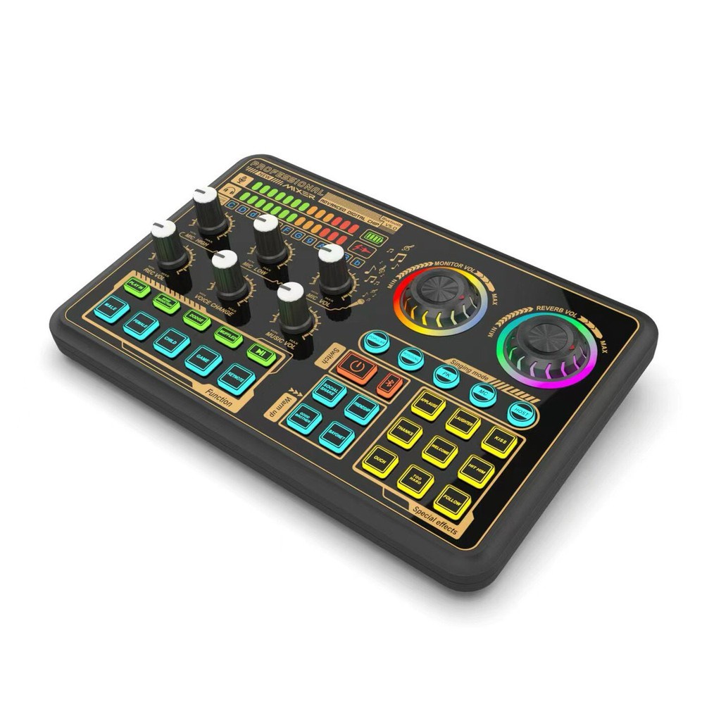 Sound Card K600 Tích Hợp Chip Kỹ Thuật Số DSP Lõi Kép Có Thể Chuyển Đổi Nhiều Chế Độ,Hỗ Trợ Micro Kép,Tai Nghe Kép.Sound