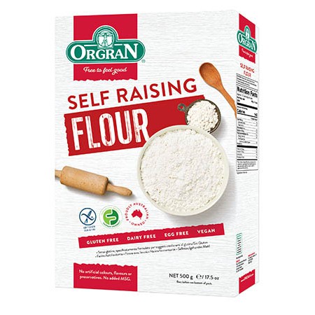 Bột Nổi Làm Bánh Không Gluten Orgran - GLUTEN FREE Self Raising Flour - Hộp 500g