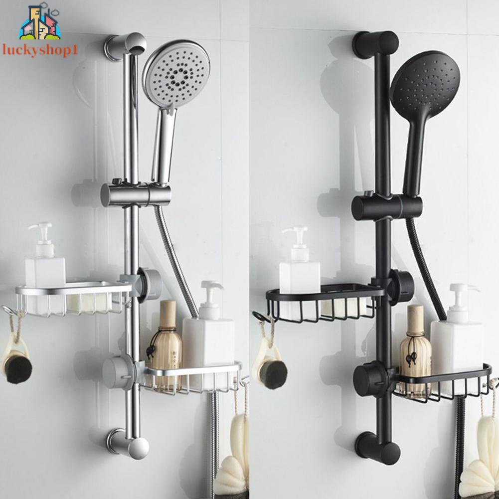 Chảo nhôm tiện lợi và Rag Rack Không gian nhôm thoát nước Rổ đựng vòi nhà bếp Không có đục lỗ Chậu rửa Giá đỡ bằng bọt biển Giá lưu trữ