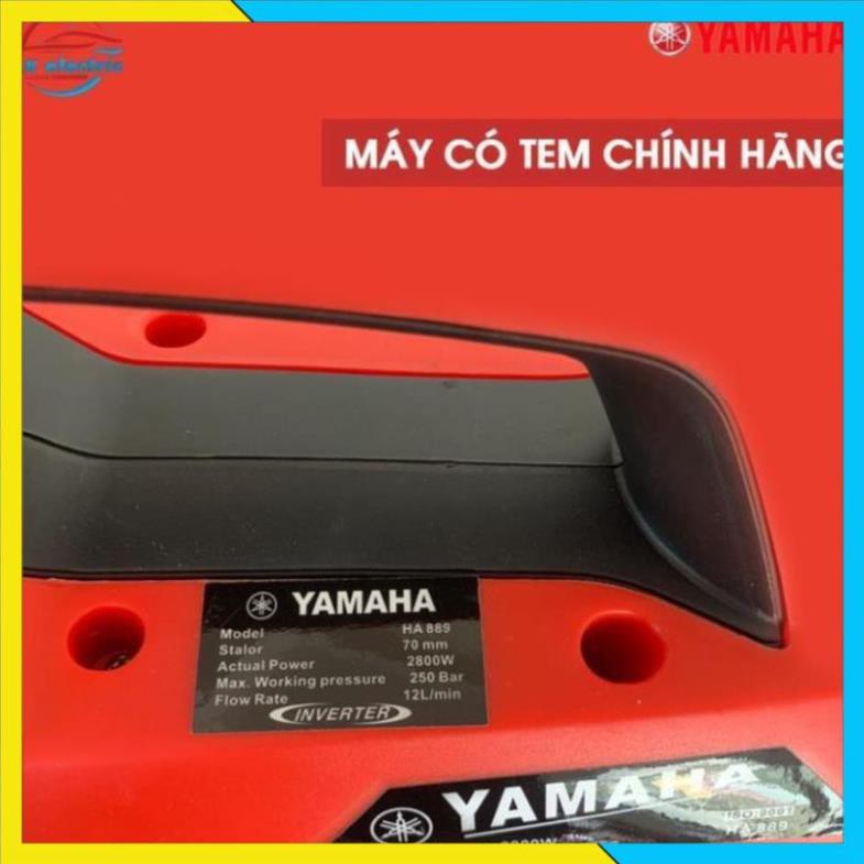 Máy rửa xe mini, Máy xịt rửa cao áp YAMAHA 2800W HA889 - Có áp chống giật - Chống cháy [BH 24 Tháng]