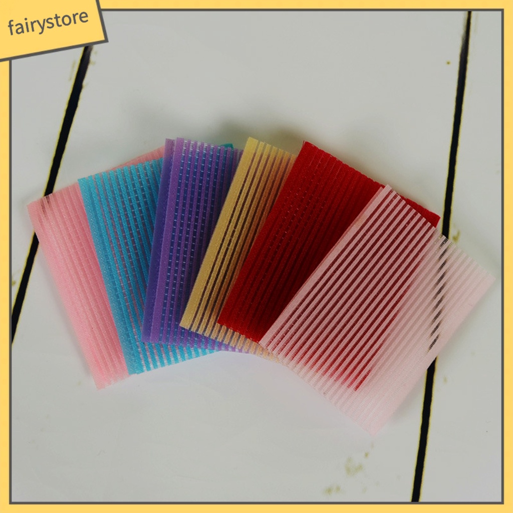 (Hàng Mới Về) Gói 100 Miếng Dán Tóc Bản Rộng Bằng Nhựa Mềm Cho Nữ