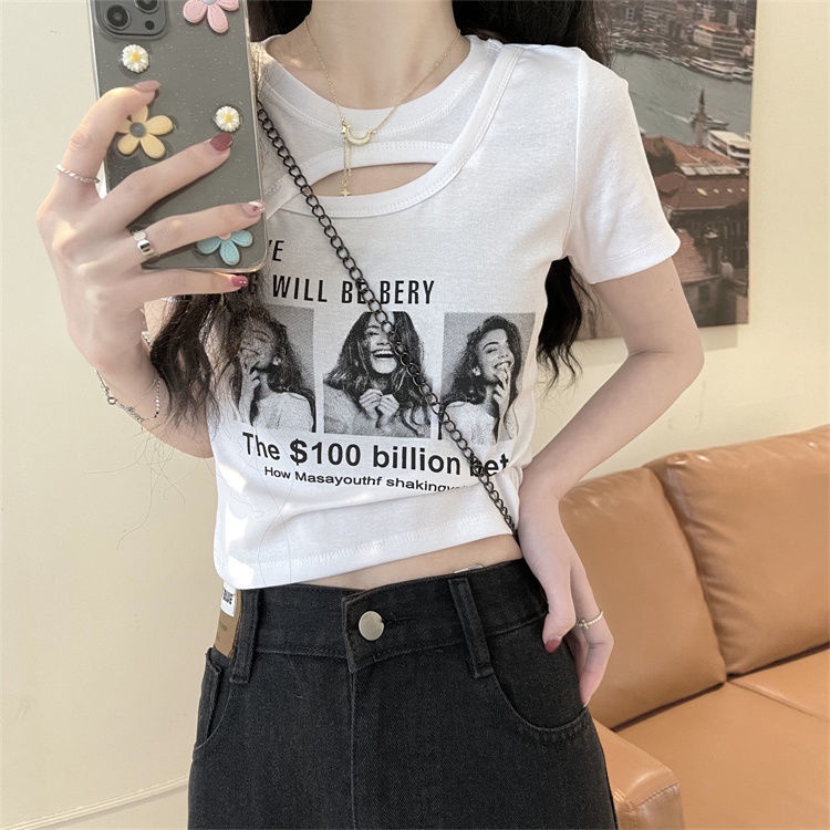 Áo Thun Nữ Ngắn Tay Cổ Tròn In Hình Thời Trang 2022 JL-TX-225