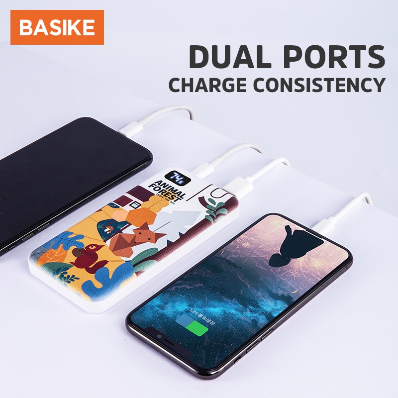 [Mã BMBAU50 giảm 7% đơn 99K] Sạc dự phòng 10000mAh BASIKE PT13P PD 18W Type-C sạc nhanh Bảo hành 1 năm