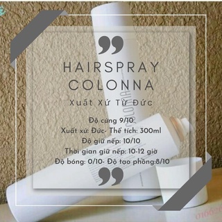 Gôm Xịt Tóc Colonna