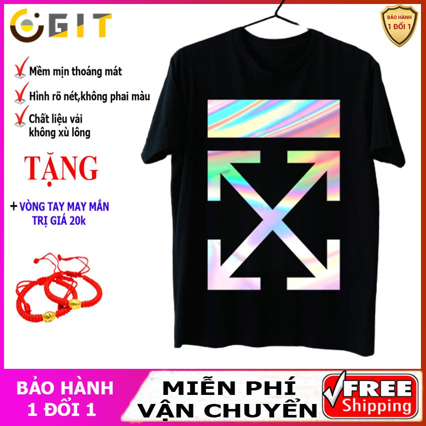 P7HVCN - Áo phông phản quang bảy màu Hình vuông - hình chữ nhật, áo thun nam nữ, quần khaki, quần nữ, sét bộ mặc ở nhà