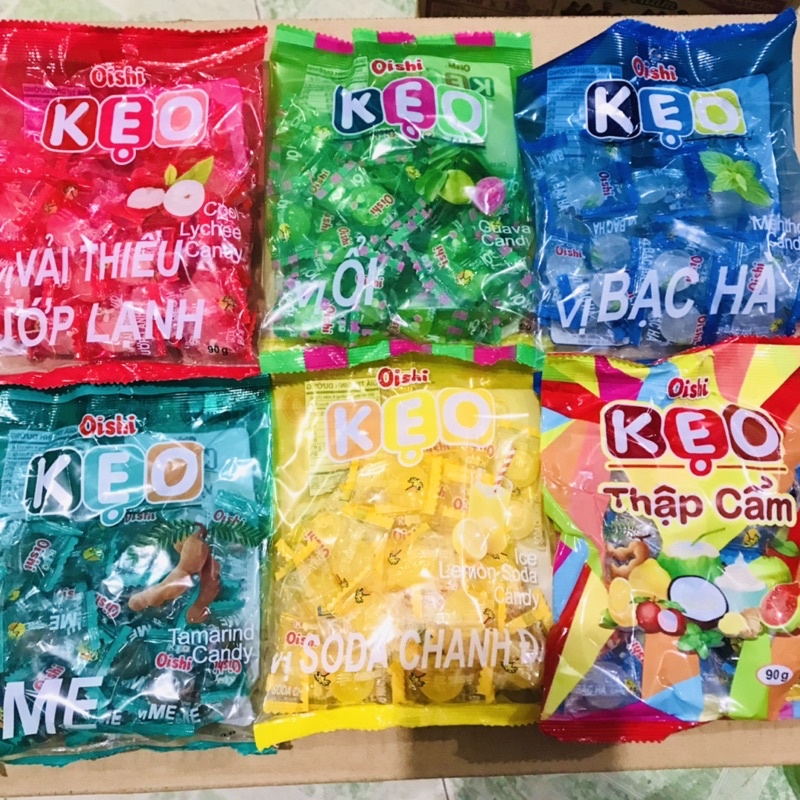 Kẹo oishi nhiều vị gói 90g - ảnh sản phẩm 1