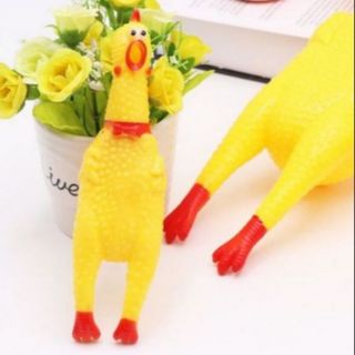 Đồ chơi con gà trống la hét cho thú cưng