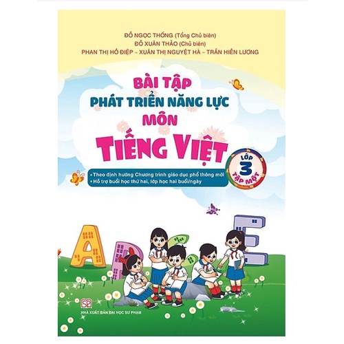 Sách - Bài Tập Phát Triển Năng Lực Môn Tiếng Việt Lớp 3 Tập 1