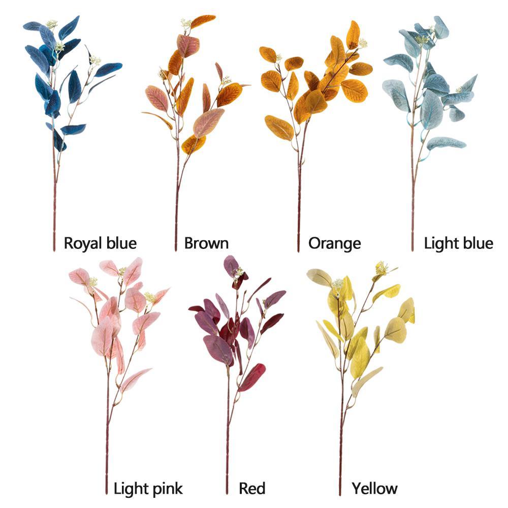 KUNHEV Cành Hoa Khuynh Diệp Nhân Tạo Trang Trí Tiệc|Lá Cây Giả Trang Trí Chụp Ảnh