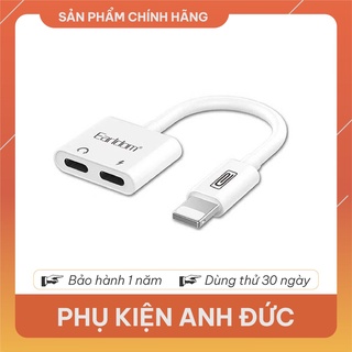 Jack Chuyển Đổi,Giắc Chia Cổng Earldom Cho IP7/8/X/11 Thành Cổng Sạc + Cổng Tai Nghe