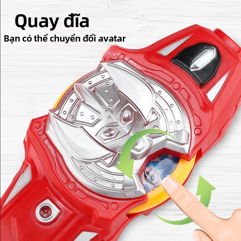 Ultraman Ginga Strium Bracelet Đồ Chơi Nhân Vật Siêu nhân điện quang Đồ chơi cậu bé biến hình thiết bị định hình đồ chơi cho bé trai
