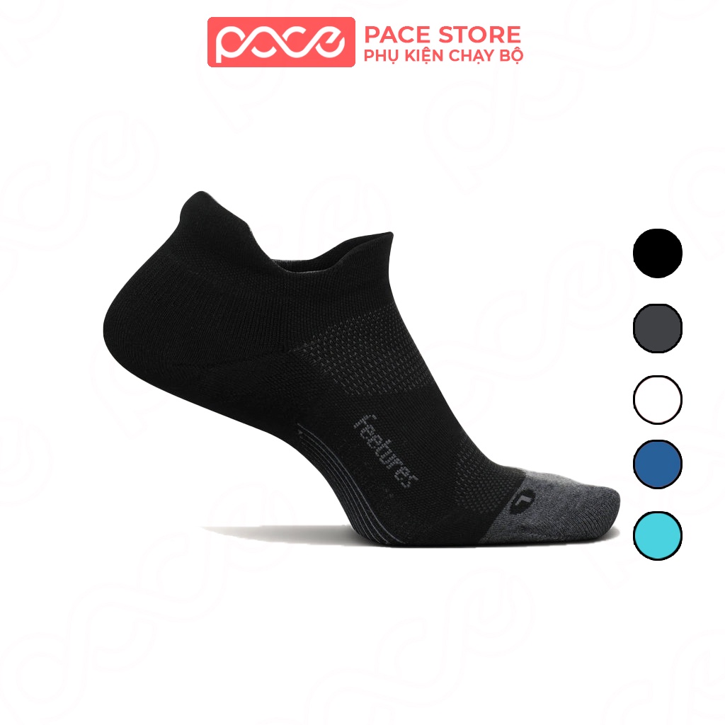 Tất chạy bộ, tất thể thao FEETURES xuất Mỹ êm ái, bền chắc, ngăn mùi, thấm hút mồ hôi