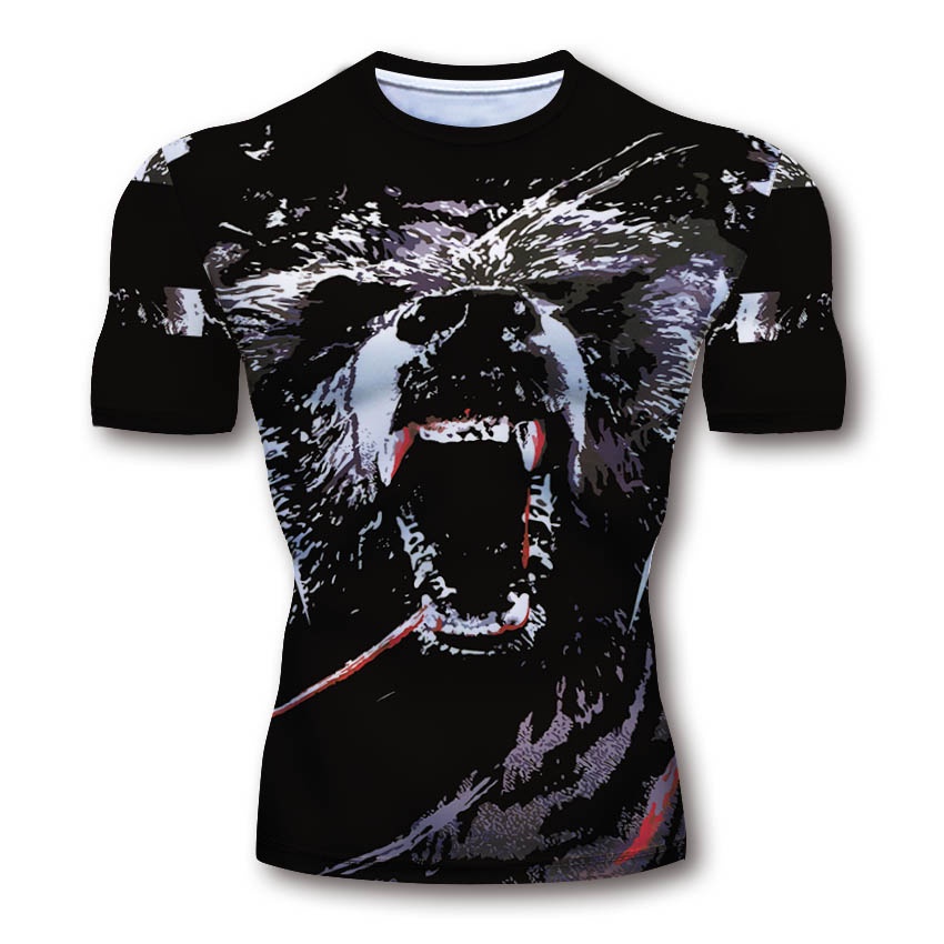 Áo thun thể thao HUQISHA in hình Dragonball cá tính cho nam