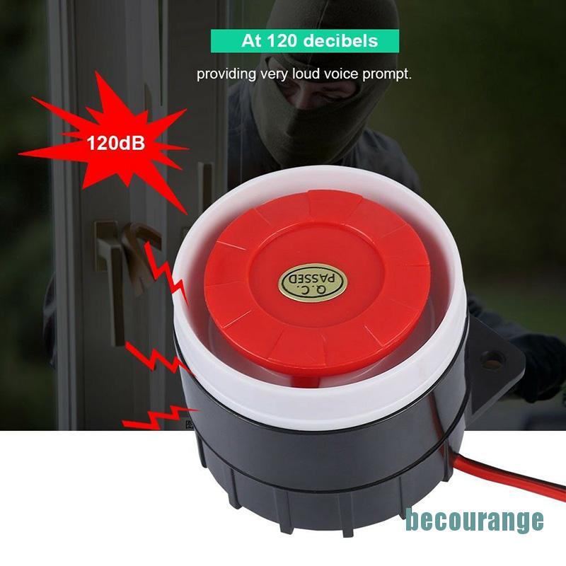 Loa Báo Động Mini Có Dây 110db Dc 12v