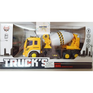 XE TRỘN BÊ-TÔNG LỚN ĐIỀU KHIỂN TỪ XA 7 ĐỘNG TÁC CÓ ĐÈN