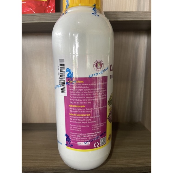 Phân bón lá sinh học calcium Boron-Canxi Bo 1 Lít