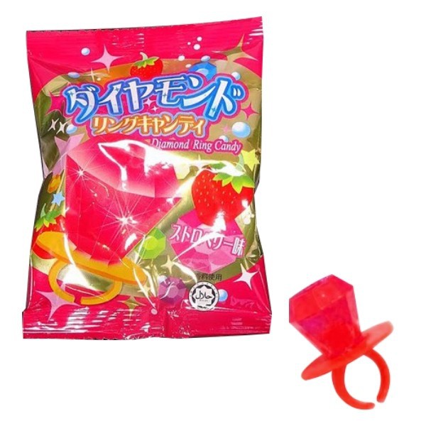 Kẹo hình nhẫn vị hoa quả Yakin diamond ring candy 10g - Hàng nội địa Nhật