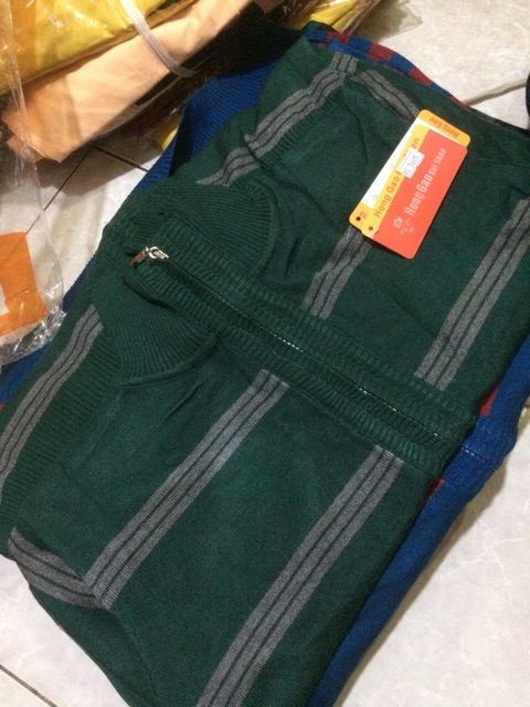 Áo khoác thun len sọc trung niên hàng QC xịn | BigBuy360 - bigbuy360.vn