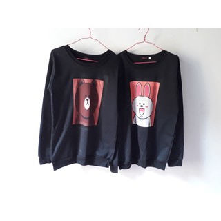 ÁO NỈ GẤU BROWN VÀ THỎ CONY