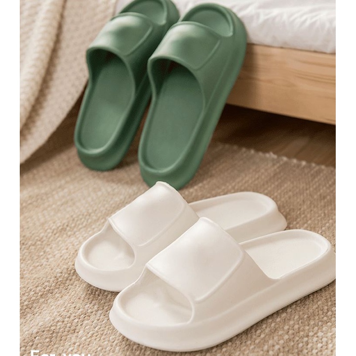 Dép quai ngang cặp đôi nam nữ trơn màu - US682 kèm ảnh thật