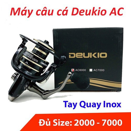 Máy Câu Deukio AC 2000 - 3000 - 4000 - 5000 - 6000 - 7000 kim loại