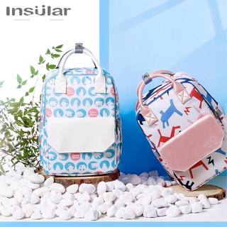 Balo bỉm sữa INSULAR ,túi bỉm sữa hàn quốc đa năng dành cho mẹ và bé