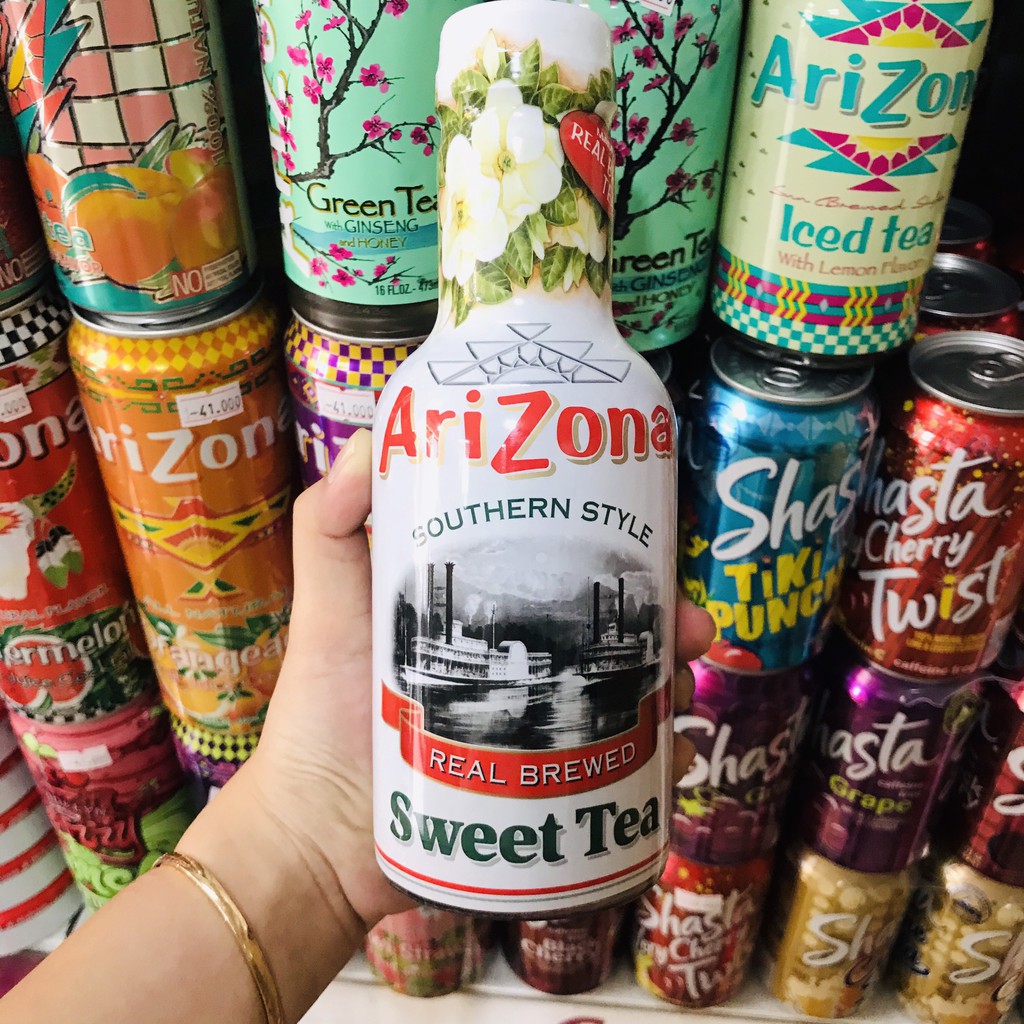 [12 LOẠI] NƯỚC NGỌT TRÀ TRÁI CÂY MỸ ARIZONA LON 458ML 500ML 680ML UỐNG SIÊU NGON LON SIÊU TO KHỔNG LỒ (CHUẨN USA)