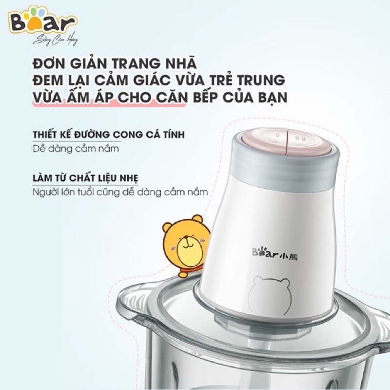 Máy xay đa năng, máy xay thịt, hoa quả chính hãng Bear