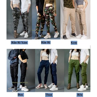 Quần Jogger Nam, Quần Jogger Kaki Nữ Cao Cấp Không Nhăn Không Xù Không Co Giãn Hàng Vải Kaki Cao Cấp.-Trùm Sỉ Store