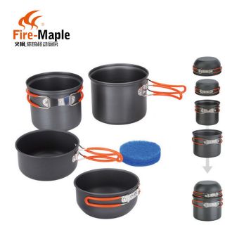 Bộ nồi camping 4 món Fire-maple FMC-208