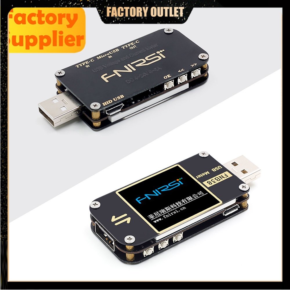 Vôn Kế Gaqee FNB38 Hiện Đại Và USB Kiểm Tra Dung Lượng Pin PD3.0 2.0 PPS + QC4