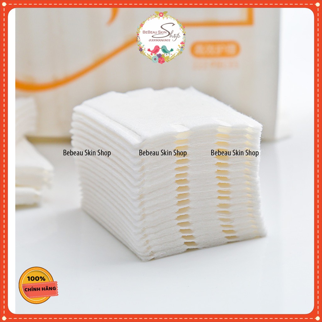 Bông tẩy trang 3 lớp Cotton Pads túi 222 miếng