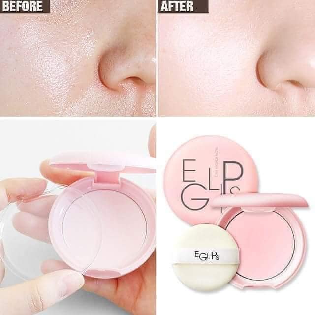 Phấn phủ Eglips GLOW POWER PACT màu hồng