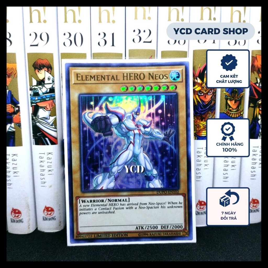 Thẻ bài yugioh chính hãng Elemental Hero Neos –Ultra Rare