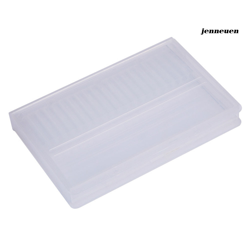 Hộp đựng mũi khoan móng tay thiết kế 20 lỗ tiện dụng