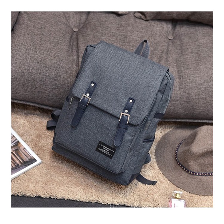 MOLAMGO Ba lô đựng laptop kiểu dáng đơn giản tiện dụng dành cho nam