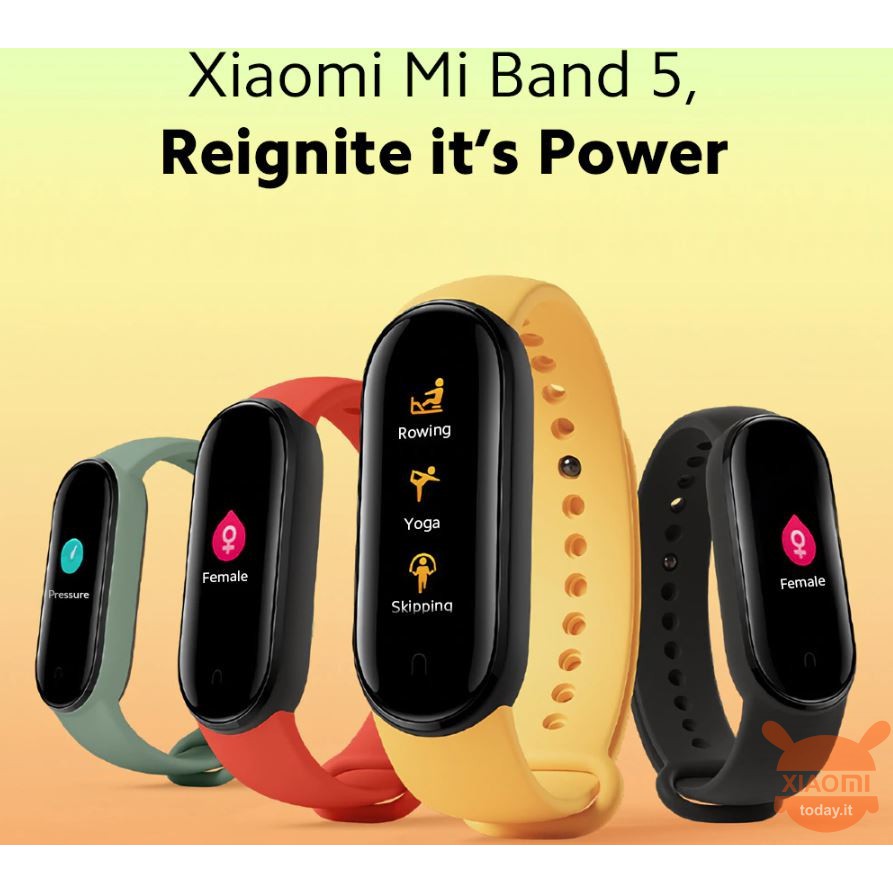 [Mã 2404EL10K giảm 10K đơn 20K] Vòng đeo tay thông minh Mi Band 5 &amp; Mi Band 4 XIAOMI