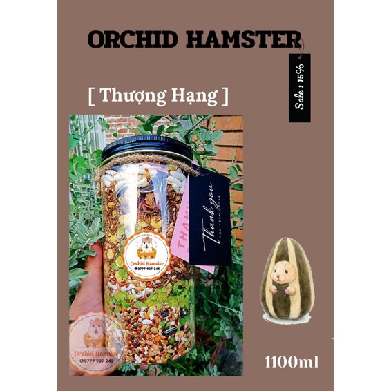 Thức Ăn Hamster Cao Cấp Thượng Hạng Dành Cho Tất Cả Giống Hamster