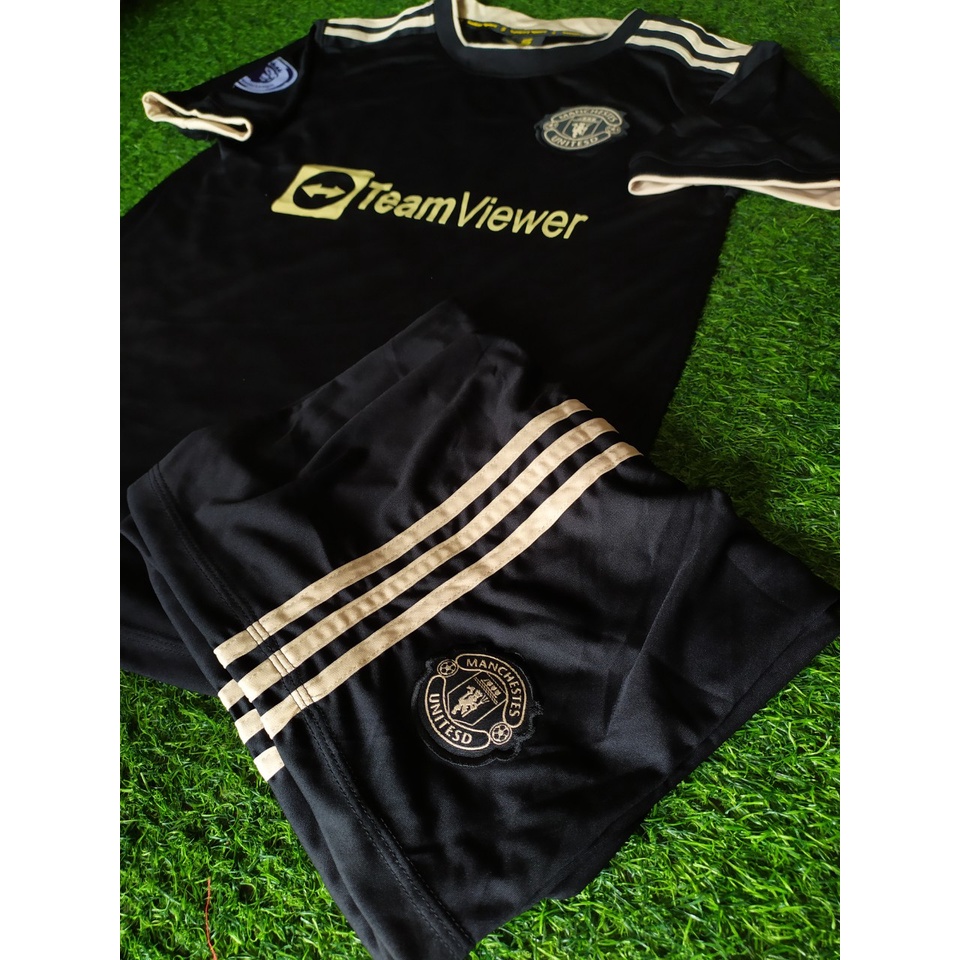 Áo Đá Banh CLB MU Đen mới 2023
