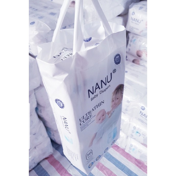 Combo 100 Miếng Bỉm Quần NANU Baby 100M, 100L, 100XL, 100XXL, 100XXXL