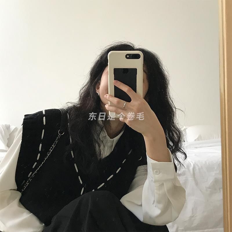 [ORDER] Áo len gile dáng suông len viền kiểu Hàn Quốc
