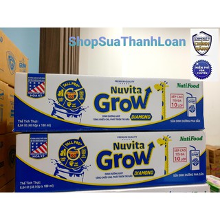 [HSD T10-2021] Thùng 48 hộp SBPS NUVITA GROW DIAMOND (180ml)