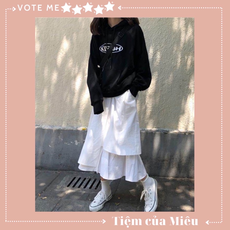 Chân váy tầng dài Tiệm của Miêu | BigBuy360 - bigbuy360.vn