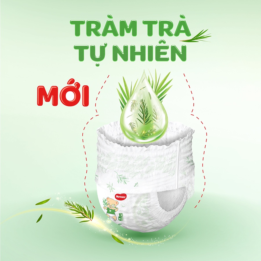 Tã/bỉm quần Huggies Dry XXXL22 tặng 6 ngừa hăm tràm trà tự nhiên