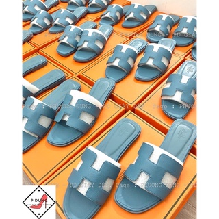 Dép Lê HM xanh nữ hàng super fullbox bill túi