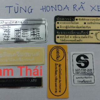 TEM THÔNG SỐ WAVE DREAM