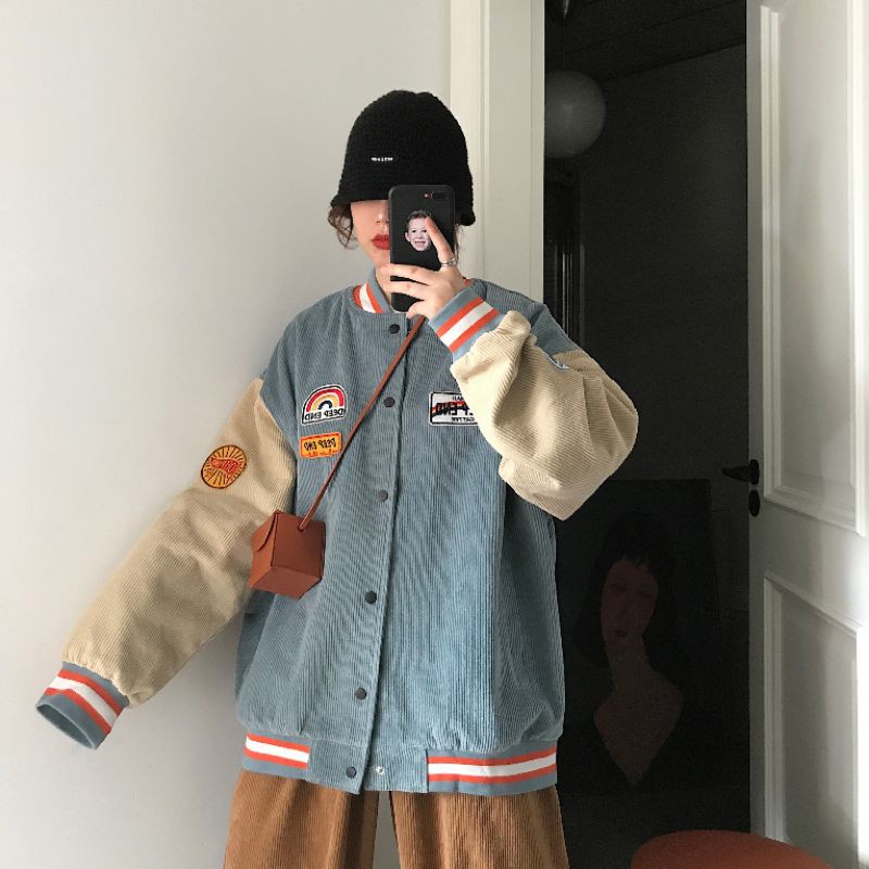 Áo khoác bóng chày ulzzang ⚾ | BigBuy360 - bigbuy360.vn