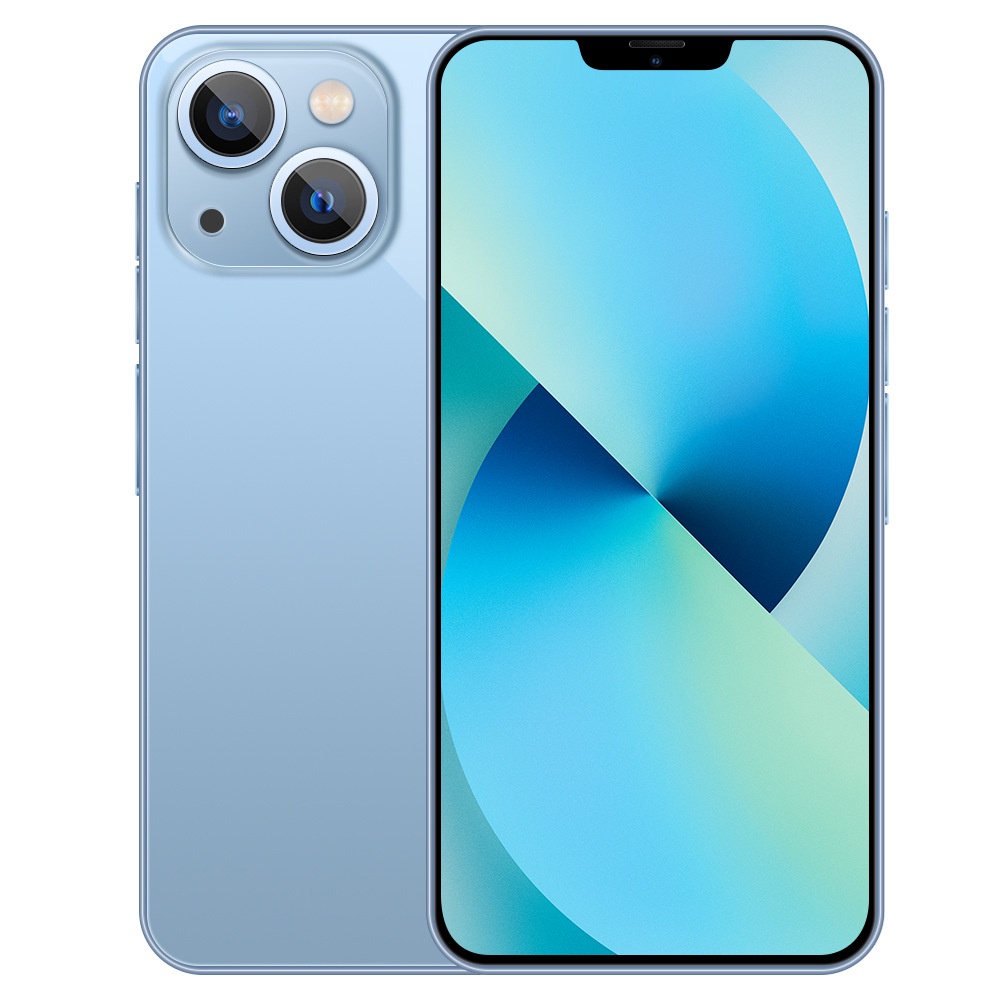 Điện thoại thông minh nhận dạng vân tay toàn màn hình lớn i13pro8 + 256GB mới Hệ điều hành Android