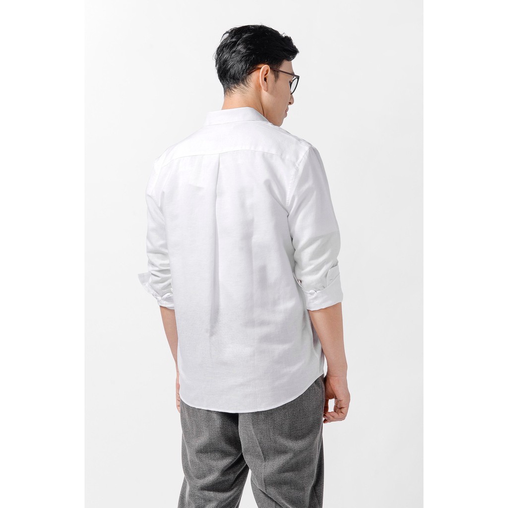 [ROUTINE] - Áo sơ mi LINEN x COTTON tay dài 5 màu 10S21SHL006 - Shop LASTORE