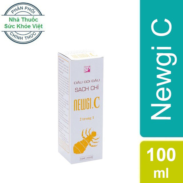 Newgi C Dầu gội trị chấy, trị chí ✅(Chính Hãng 100%)